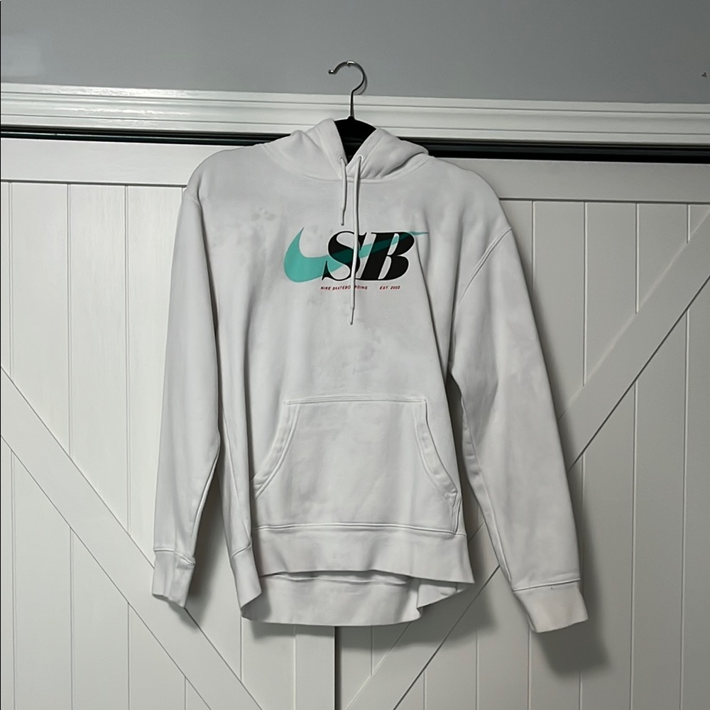 White Nike Skateboarding Hoodie